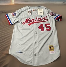 MITCHELL & NESS AUTHENTIC MONTREAL EXPOS L PEDRO MARTINEZ JERSEY $300 RETAIL