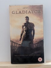 Universal Gladiator VHS Tape PAL (2000) 15 Ridley Scott Russell Crowe