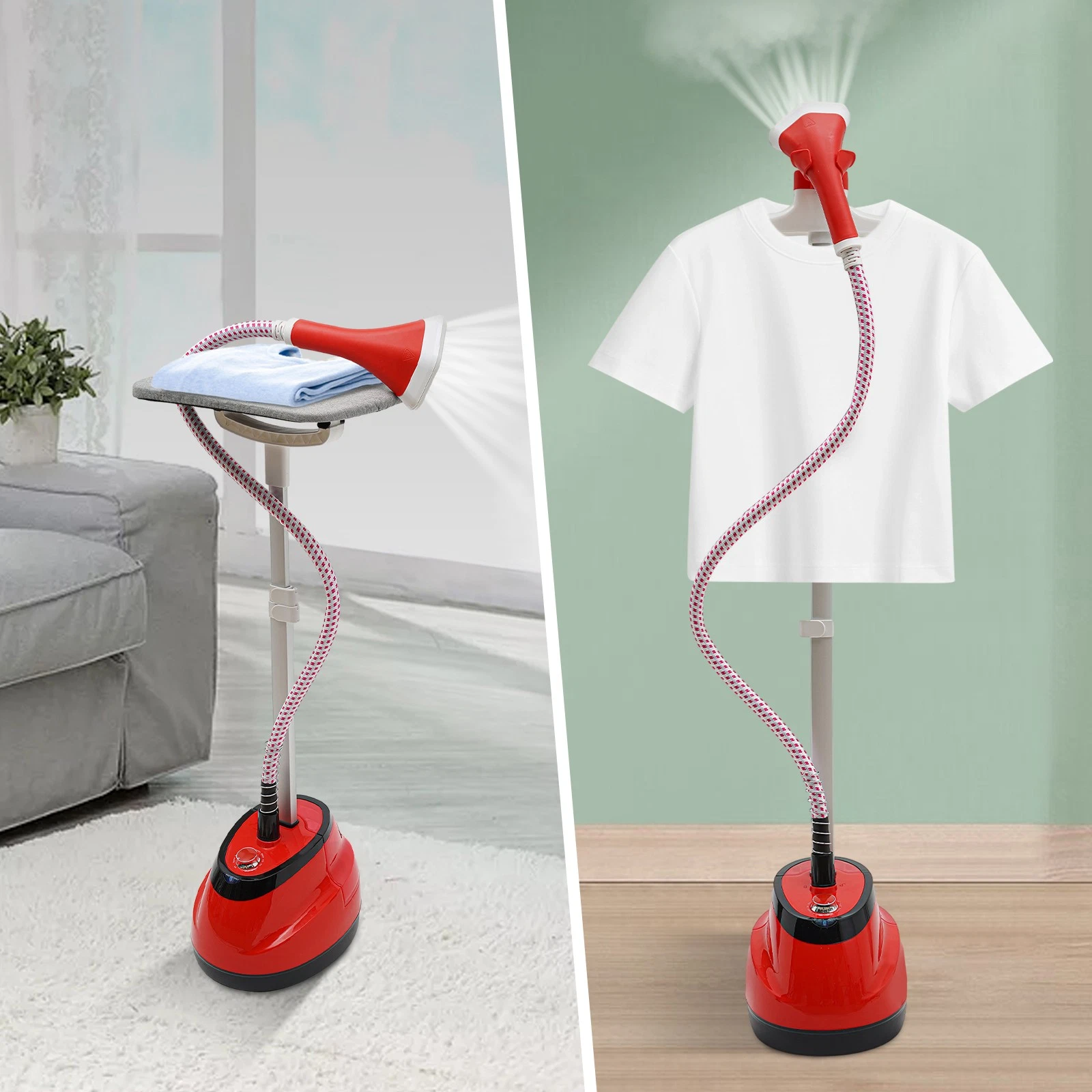 Professional Standing Cloth Steamer Board Steamer with Ironing for Clothes