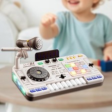 Kids DJ Mixer Toy Gaming Music Recording Equipment for Outdoor Party Indoor