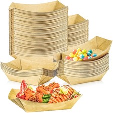 Kraft Food Serving Tray Boats Bowls for Snack Popcorn Fries BBQ HotDog Sandwich