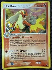 Blaziken 3/109 EX Ruby Sapphire Holo SWIRL Pokemon 2003 on eBay