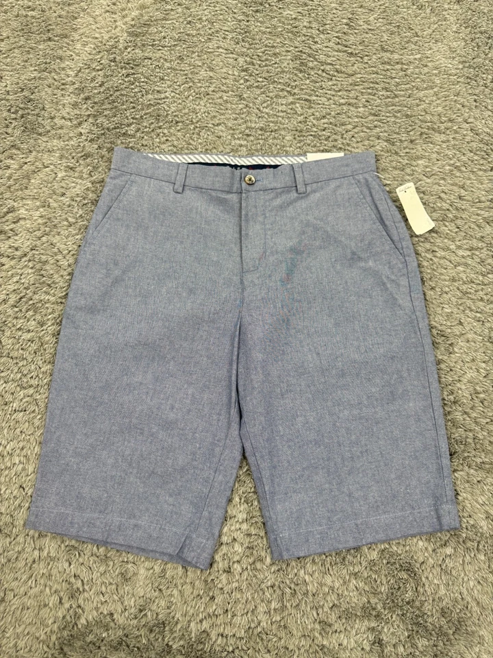 Pantalones Cortos Brooks Brother Niño 18 Azul Rojo Polar Preppy Informales Golf Chinos Nuevos con Etiquetas Foto 2 de 4