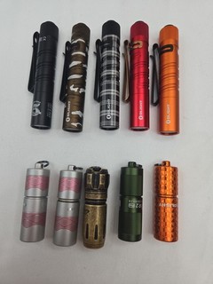 Olight Flashlight Lot (10) I3T I3T2 I1R2PRO I18