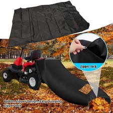 .Lawn Tractor Leaf Bag Oxford Cloth Water Resistant Garden Leaf Collector Grass