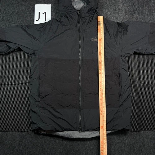 REI Stormhenge 850 Down Jacket Mens Large Black Waterproof Breathable Hooded image 9
