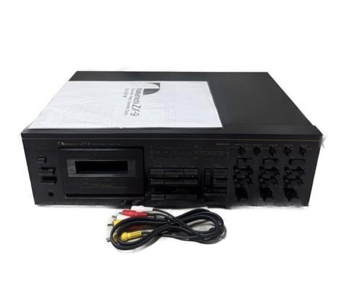 Nakamichi ZX-9 Discrete Black Cassette Deck Working Confirmed