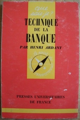 Was weiß ich? Banktechnik Henri Ardant 1966