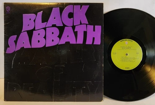 Black Sabbath - Master Of Reality LP - OG Press - Heavy Metal - POSTER!