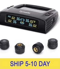 Tymate TM2 RV Tire Pressure Monitoring System, Tire Pressure Monitor with Solar