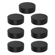 7 Pcs Pu Foam Ice Hockey Pucks For Indoor Hockey Game And Practice Gear
