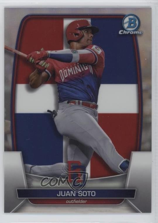 2023 Bowman Chrome WBC Flag Variations Refractor 30/499 Juan Soto #WBC-28