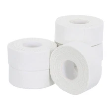 Athletic Sports Tape, Athletic Tape Easy Tear 1 in x 30 Ft, 6 Rolls, White