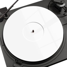 White Acrylic Turntable Mat for 12 in Vinyl Record Player 3mm 300mm
