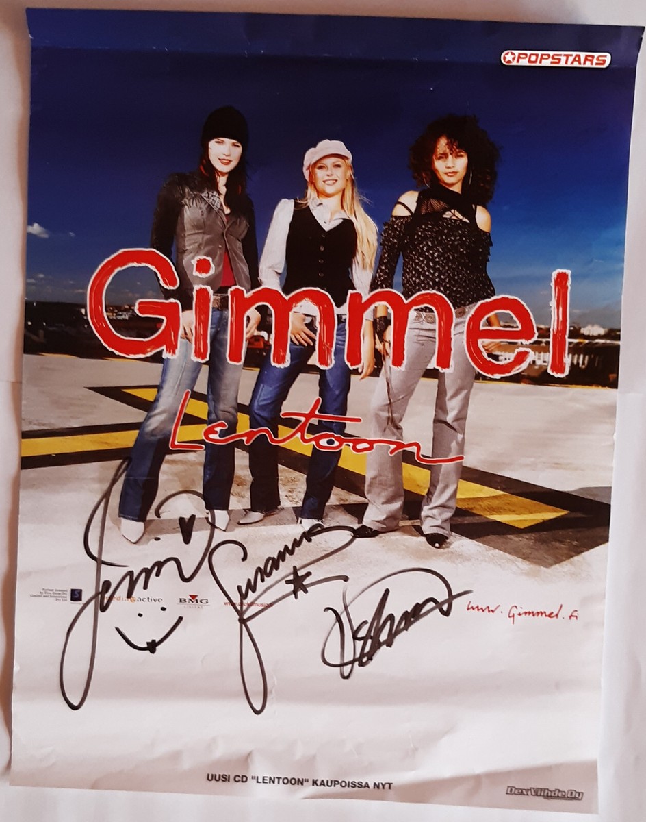 Gimmel (Finnish band), an autographed / signed poster | eBay