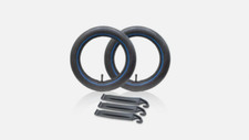 TWO INNER TUBE 16 X 1.75 - 2.125 BIKE BICYCLE RUBBER ALTA BMX 3 TIRE LEVERS