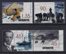 MINT 1999 AAT ANTARCTICA MAWSON MAWSONS HUT STAMP SET OF 4 MUH