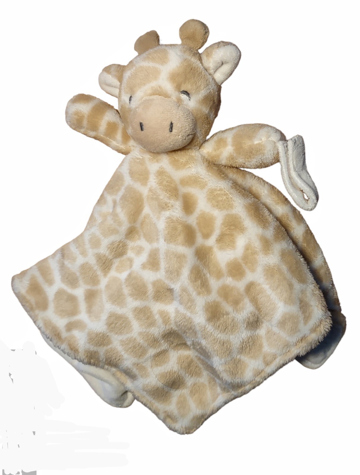 Carters Spotted 14" Giraffe Plush Lovey Baby Security Blanket Pacifier