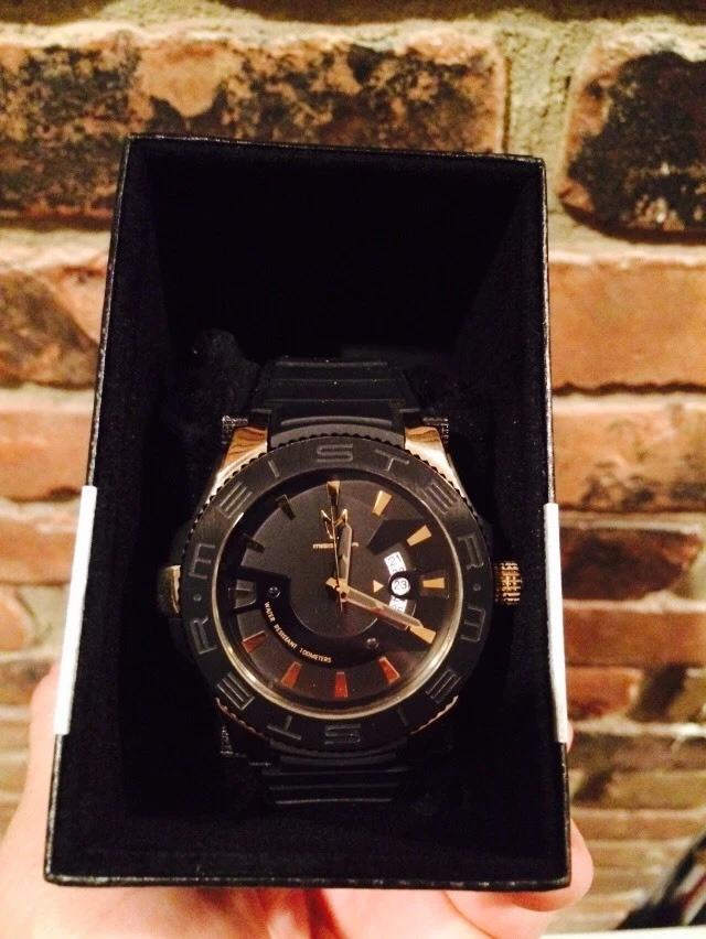 ***NUEVO EN CAJA*** Reloj Pulsera Meister Prodigy PRS102 Negro Oro Rosa Foto 2 de 4