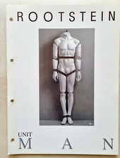 Original Rootstein Katalog Vintage UNIT MAN Prospekt Schaufensterpuppe