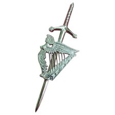 HM Scottish Highland Celtic Irish Harp Kilt Pin/Irish Harp Kilt Pin/Kilt Pins