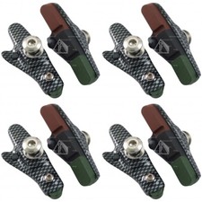 4 Pairs 8 Pads Carbon Effect Road Brake Shoes  Tri-Compound Pads for Shimano