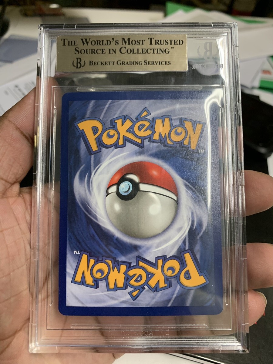 beckett graded pokemon cards for sale Pokemon 1999 Beckett Charizard 4/102 BGS 9.5 Holo Rare GEM MINT