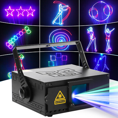 1× Animation Effect Laser Light Party Lights Stage Lighting Remote DMX DJ Lights
