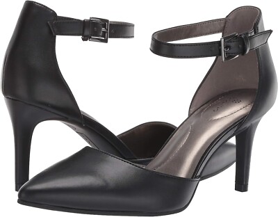 Bandolino Women's Ginata Pump Strap Heel Dress Shoes Black