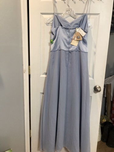 beautiful New pastel blue alfred angelo formal dress.spegetti straps.size 12 - Picture 5 of 5