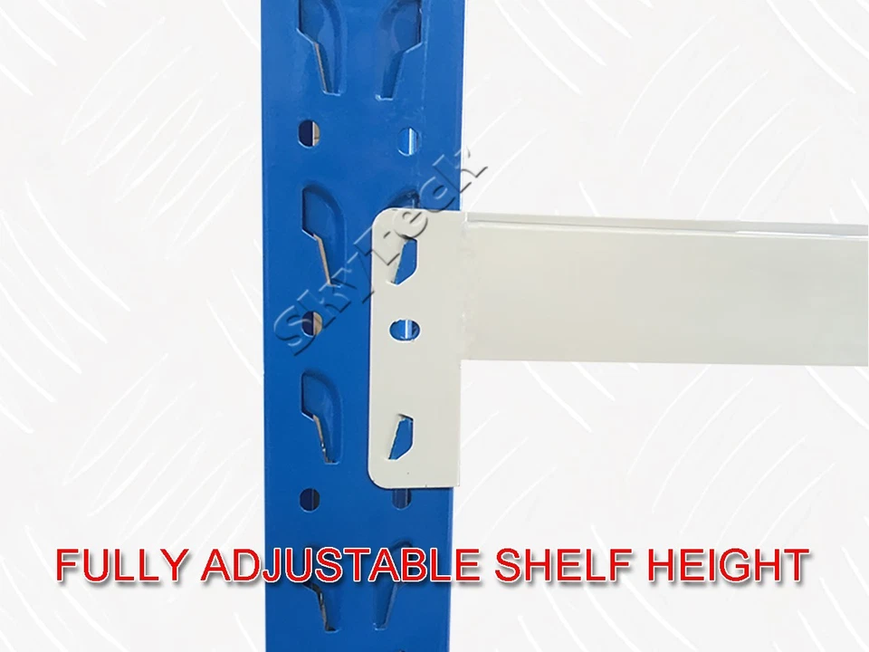 Steel Garage Warehouse 4M Rack Storage Shelving Work Bench 1600KG 3-4020BG - image 4 of 4