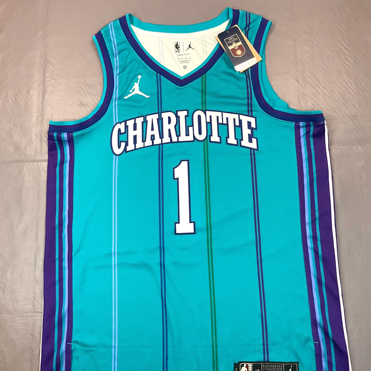 New Nike LaMelo Ball Charlotte Hornets Classic Swingman
