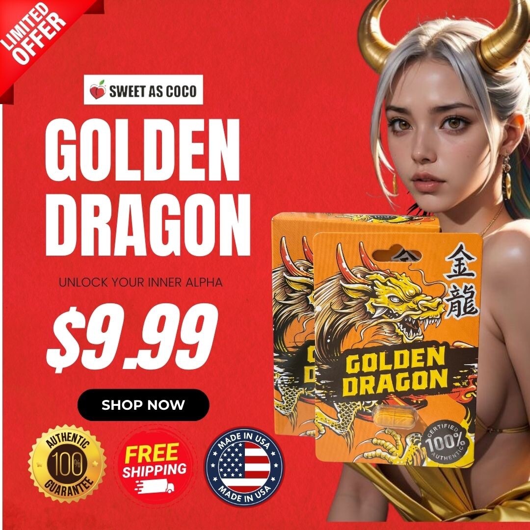 Premium Golden Dragon Men's Sexual Enhancer Capsule 1 Count  