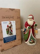 Jim Shore - Christmas Joy Shines Ever Bright 10" TALL / Santa & Toys