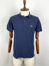 Lacoste Classic Fit Men's Blue Short Sleeve Polo Shirt Size US S