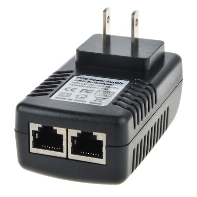 POE Injector 48V 0.5A Power Over Ethernet Adapter For POE IP Camera Switch