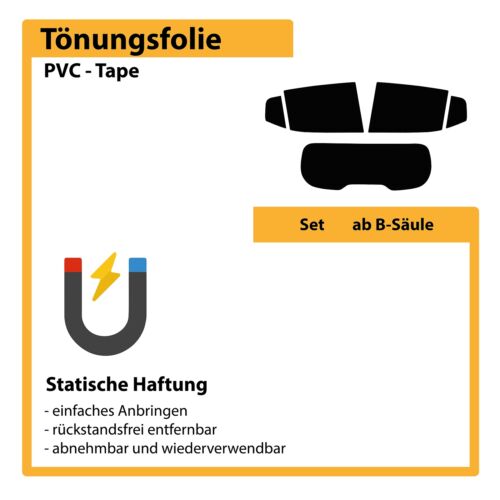 Tönungsfolie PVC für - VW Arteon (3H) Limousine 2017+ - Bild 1 von 1
