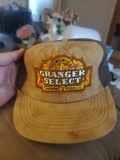 Vtg NOS Granger Select Chewing Tobacco Mesh Snapback Trucker Hat USA Made - G1