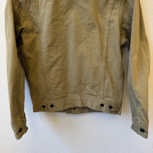 Studio D'Artisan Twill Denim Jacket 38 Medium Khaki Western Style Trucker Japan - Picture 8 of 20