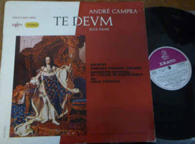 DENISE MONTEIL - LOUIS  FREMAUX / CAMPRA Te Deum   ERATO STE 50133
