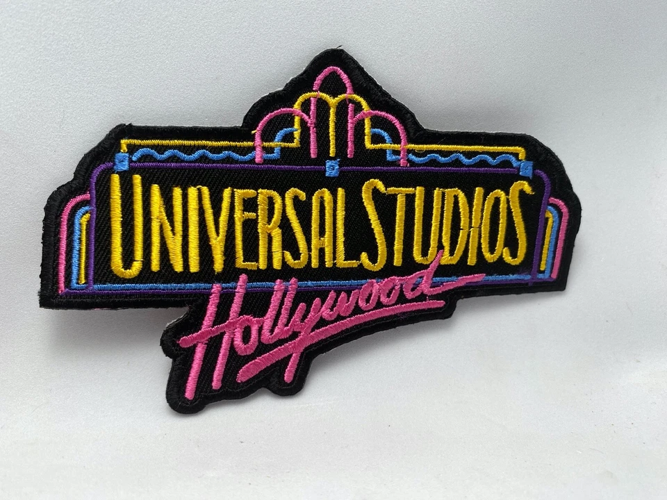 UNIVERSAL STUDIOS HOLLYWOOD & FLORIDA NEW EMBROIDERED IRON ON PATCH