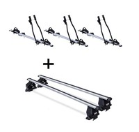 3X FahrradträGer Sagittar+DachträGer VDP Stahl FüR FüR Dacia Sandero 5TüR Ab 08