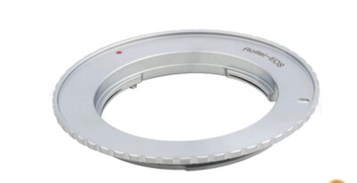 Slim Stainless Steel Lens Adapter QBM-EOS EF for Rollei QBM Lens to EOS EF DSLR