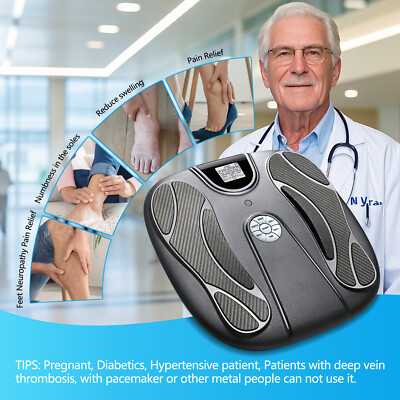 EMS Foot Massager for Neuropathy Electric Feet Legs Blood Circulation Machine