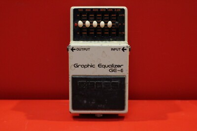 USED Boss GE-6 Graphic Equalizer Preamp GE 10 U1826 221117 | eBay