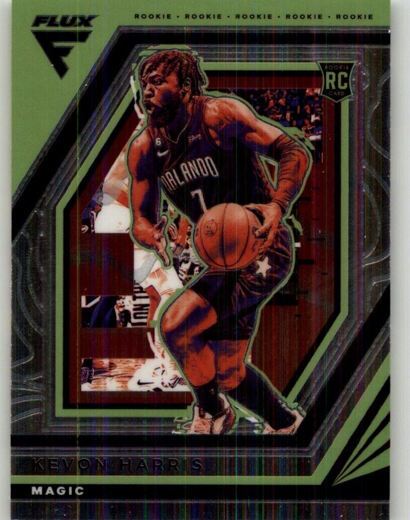 2022-23 Panini Flux Kevon Harris Rookie #225 RC Orlando 2022-23 Panini Flux Kevon Harris Rookie #225 RC Orlando