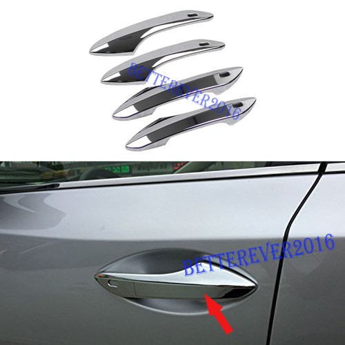 Chrome Accessories Door Handle Cover With Smart Key Hole for Nissan
