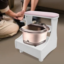 Mobile Foot Bath Stool Feet Rest Pedicure Manicure Trolley Furniture For Beauty