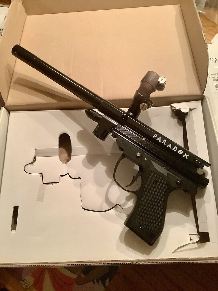 Vintage PARADOX Electronic Paintball Marker Gun Black eBay