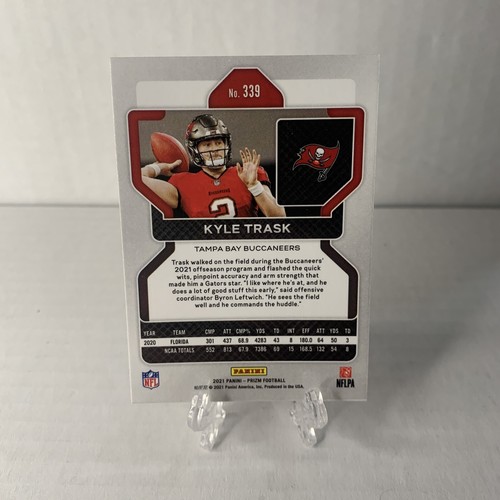 Kyle Trask 2021 Panini Prizm Base Rookie Tampa Bay Buccaneers RC #339 - Picture 2 of 2